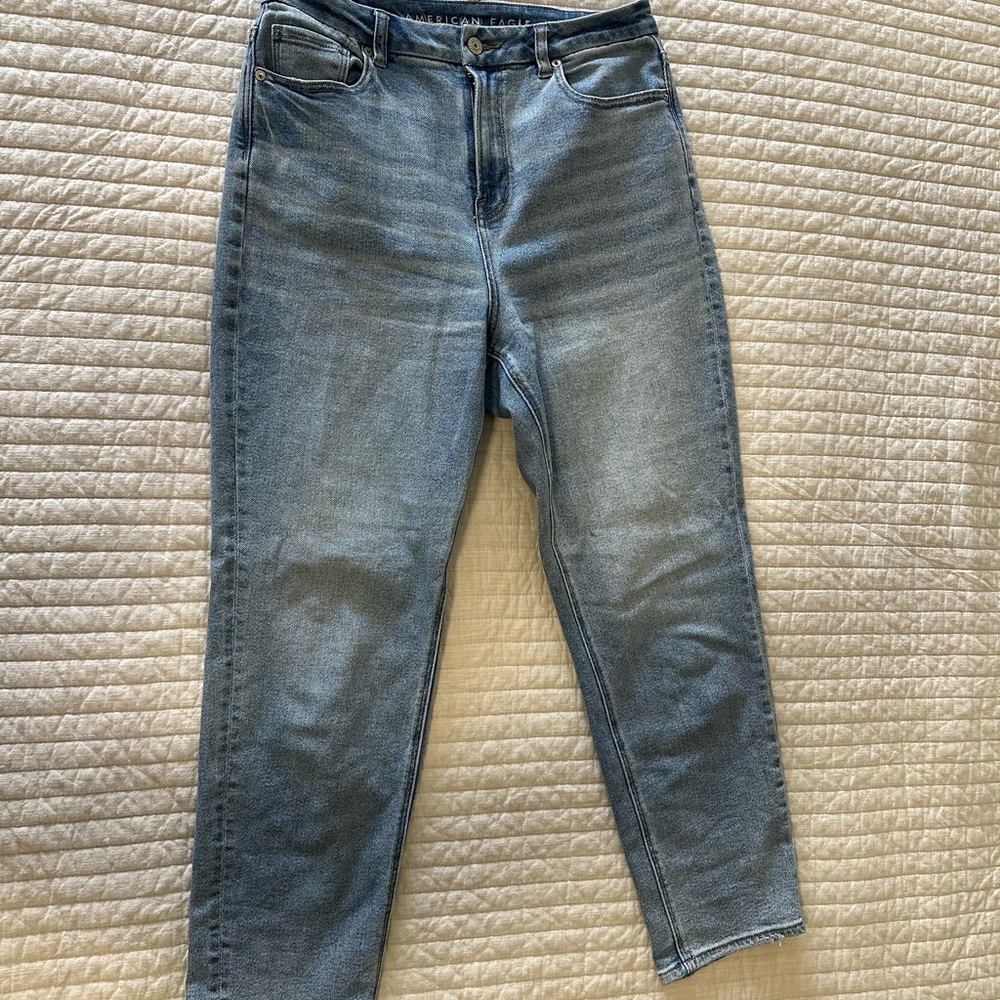 American Eagle Curvy Mom Jeans size 10